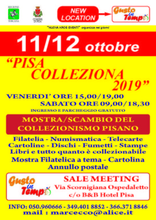 4015269 Mostra scambio Pisa Colleziona