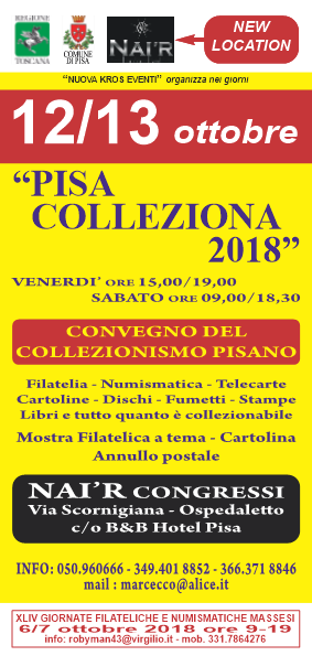 3776279 Pisa Colleziona 2018
